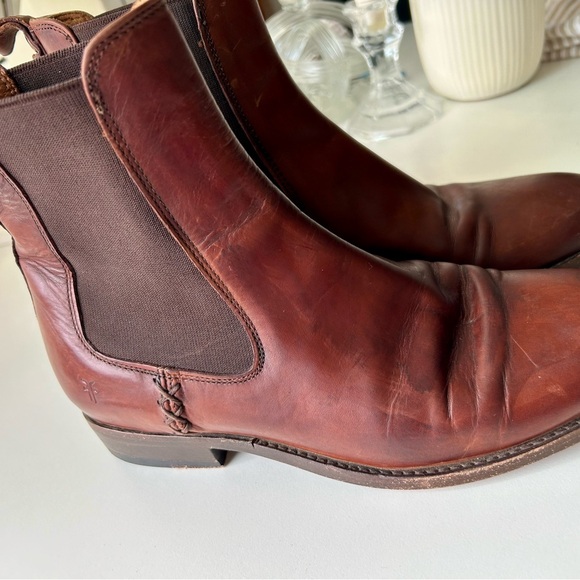 Frye Melissa Leather Chelsea Bootie - Picture 2 of 14